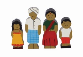 Houten Indiaase Family